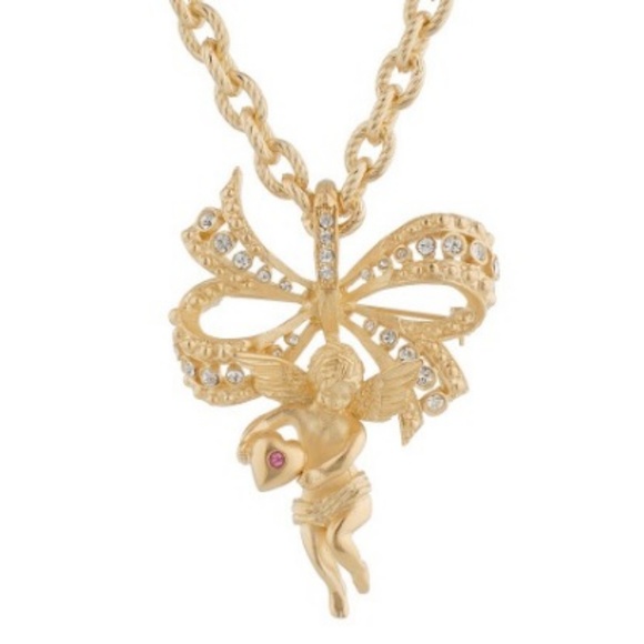 Jacqueline Kennedy Victorian Angel Pin/Pendant